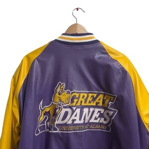 Vintage University at Albany Great Danes Varsity Jacket